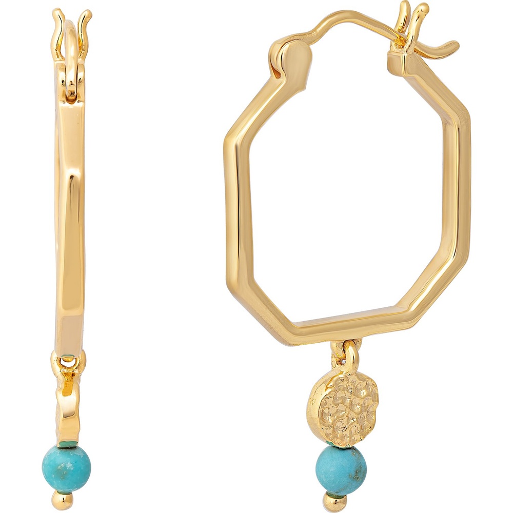 caï Créoles 925 Argent Boucles d'oreilles