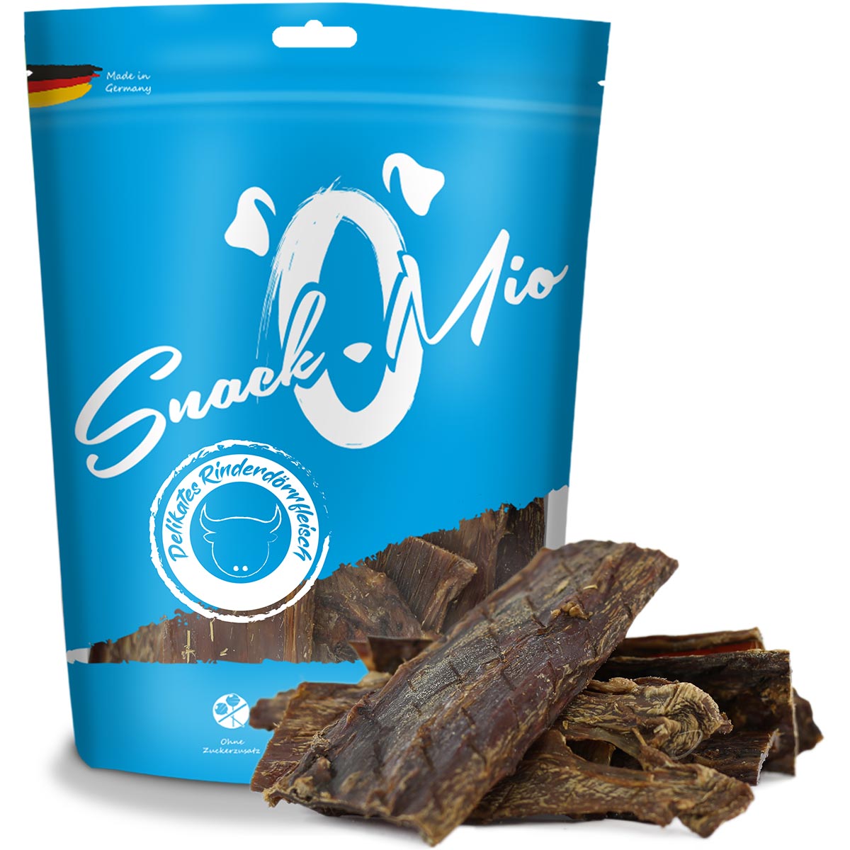 SnackOMio - delikates Rinderdörrfleisch 600g kaufen bei ZooRoyal