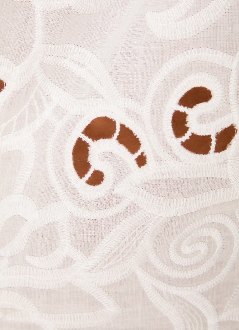 Summum Tunic with embroidery and openwork detail