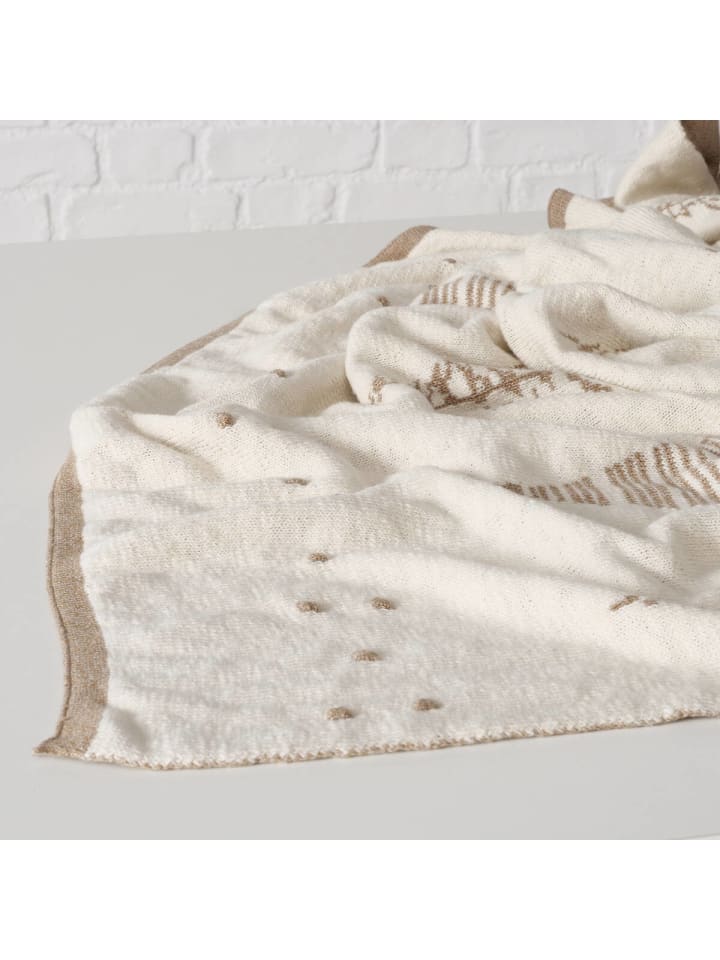 Boltze Kuscheldecke in beige günstig kaufen onesize