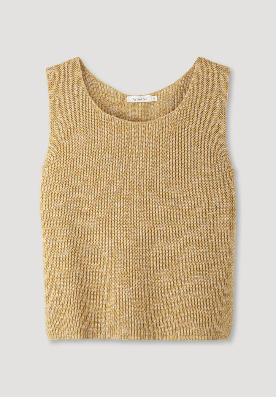 Pullover aus Bio-Baumwolle mit Leinen