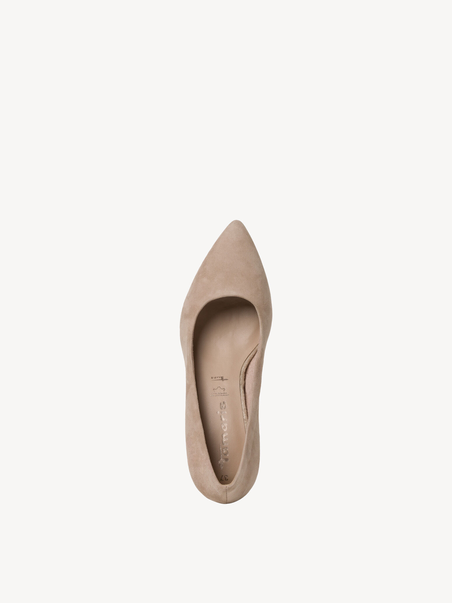Escarpin en cuir - beige