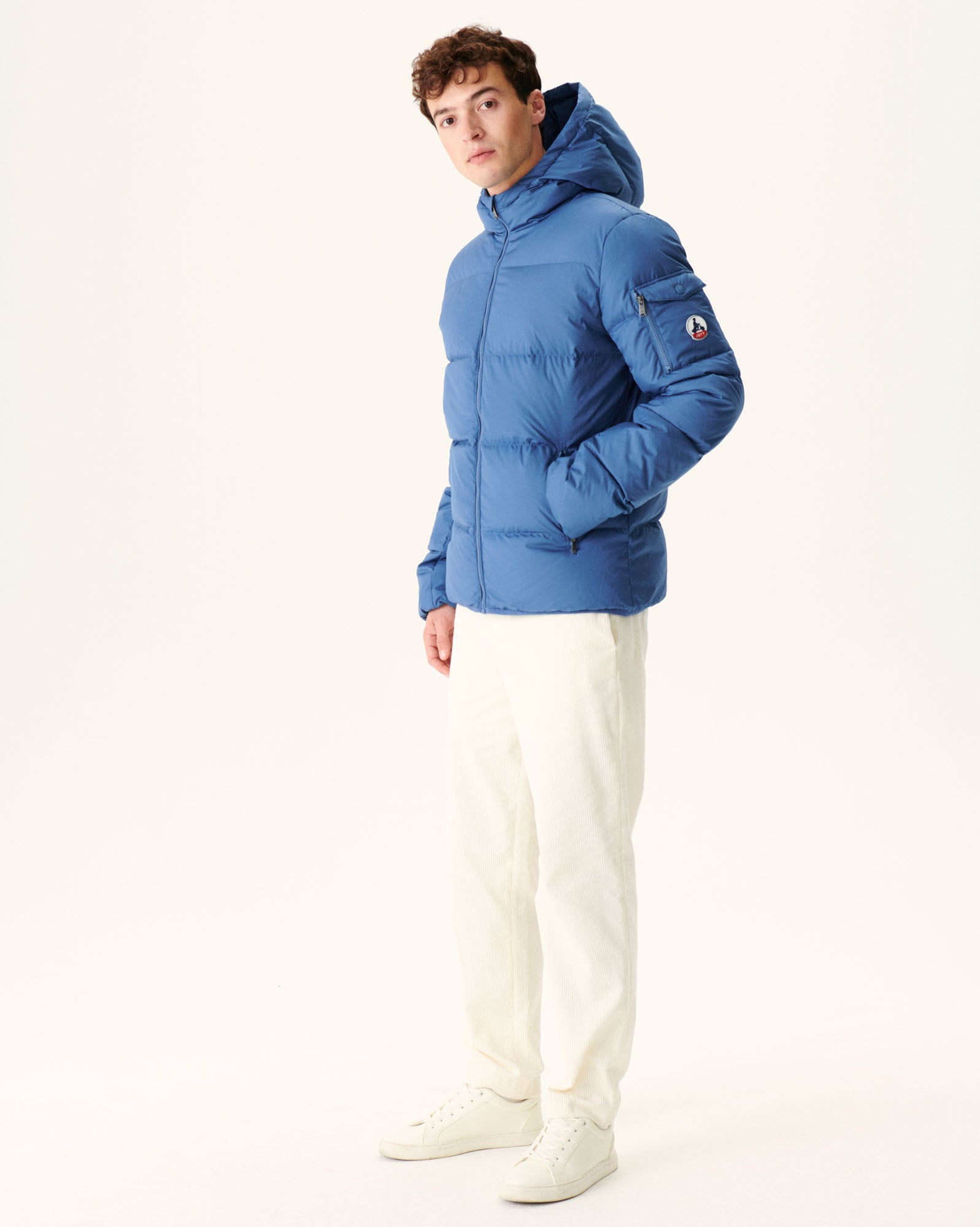 Doudoune à capuche Grand Froid Bleu jeans Toledo