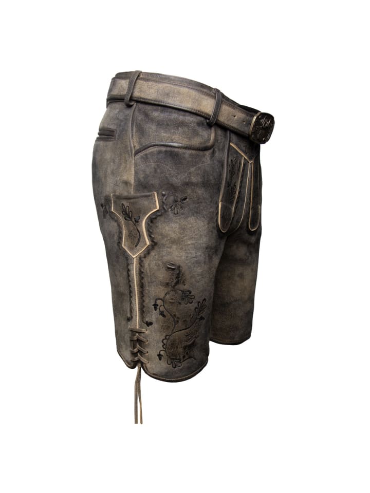 Spieth & Wensky Lederhose Archibald in dunkelbraun günstig kaufen