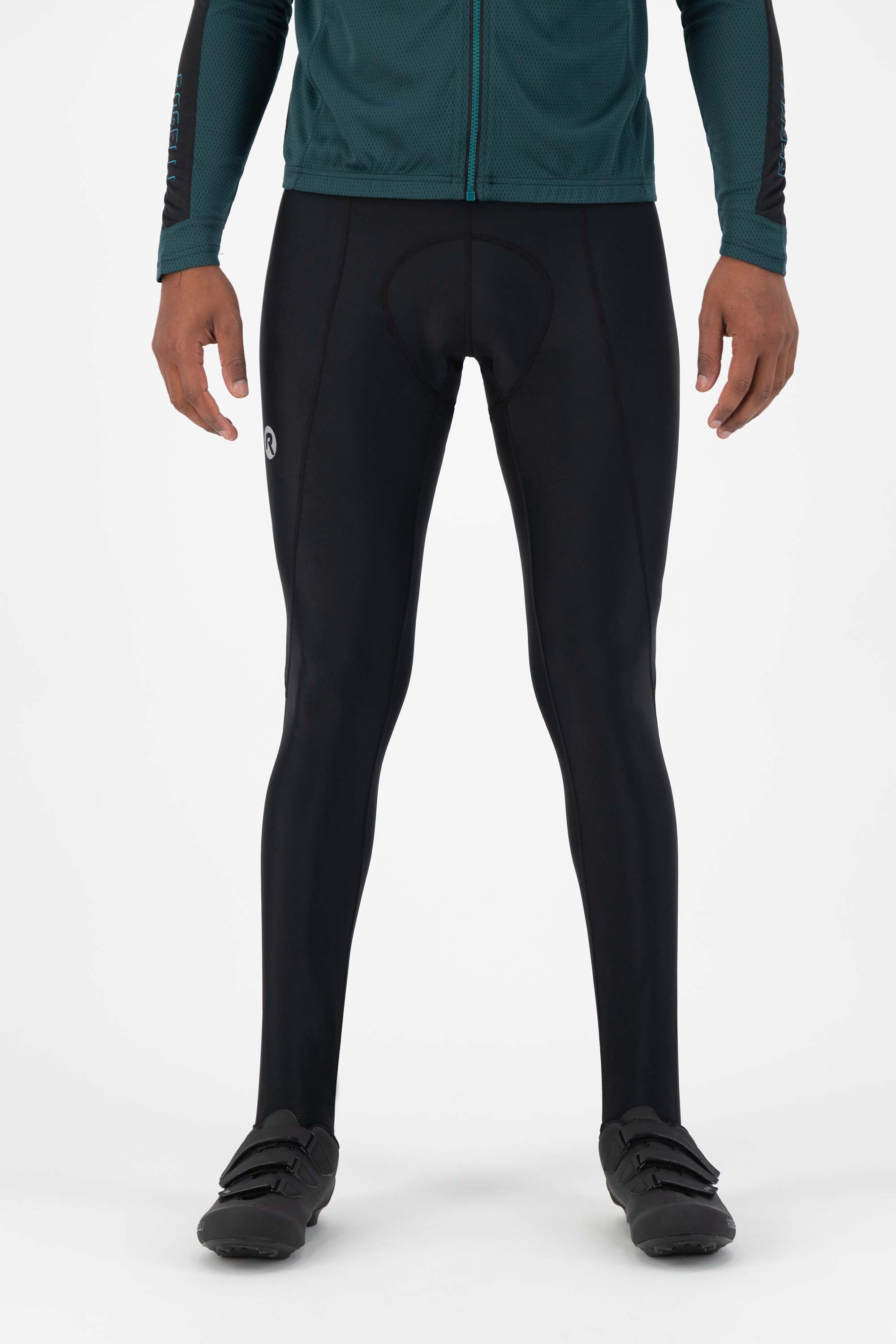Rogelli Core Black Herren lange Radhose mit Träger