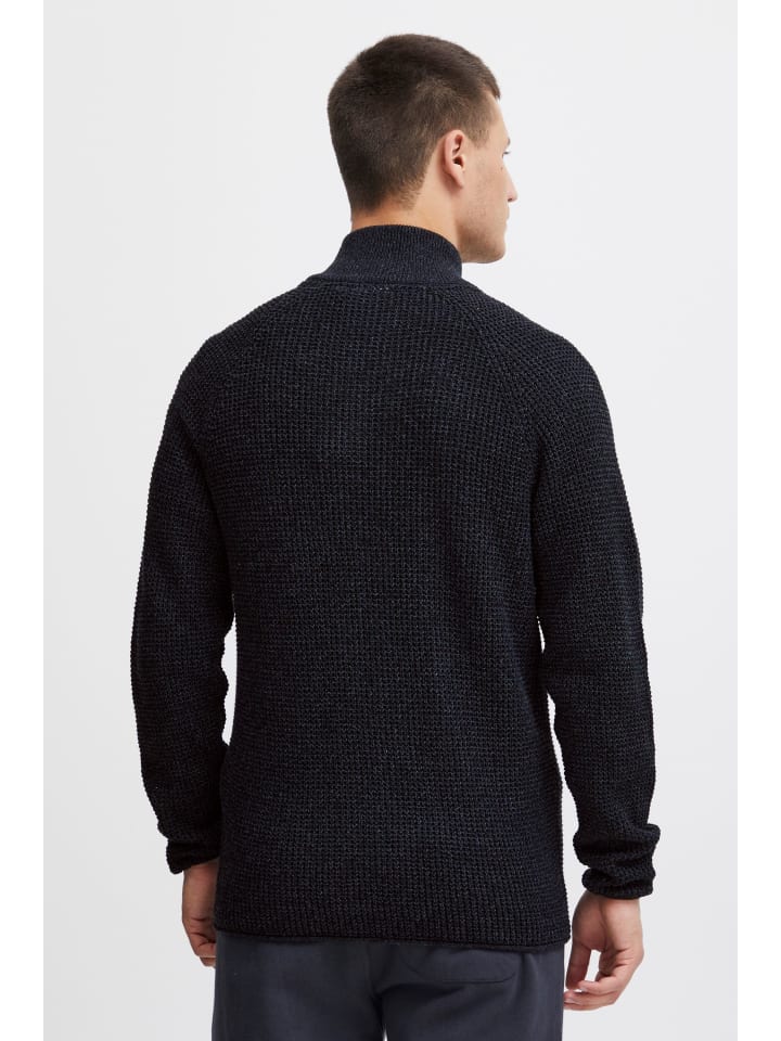!SOLID Strickjacke SDKotcha 21301070-ME  Melierte Strickjacke mit Rollkanten in Schwarz günstig kaufen