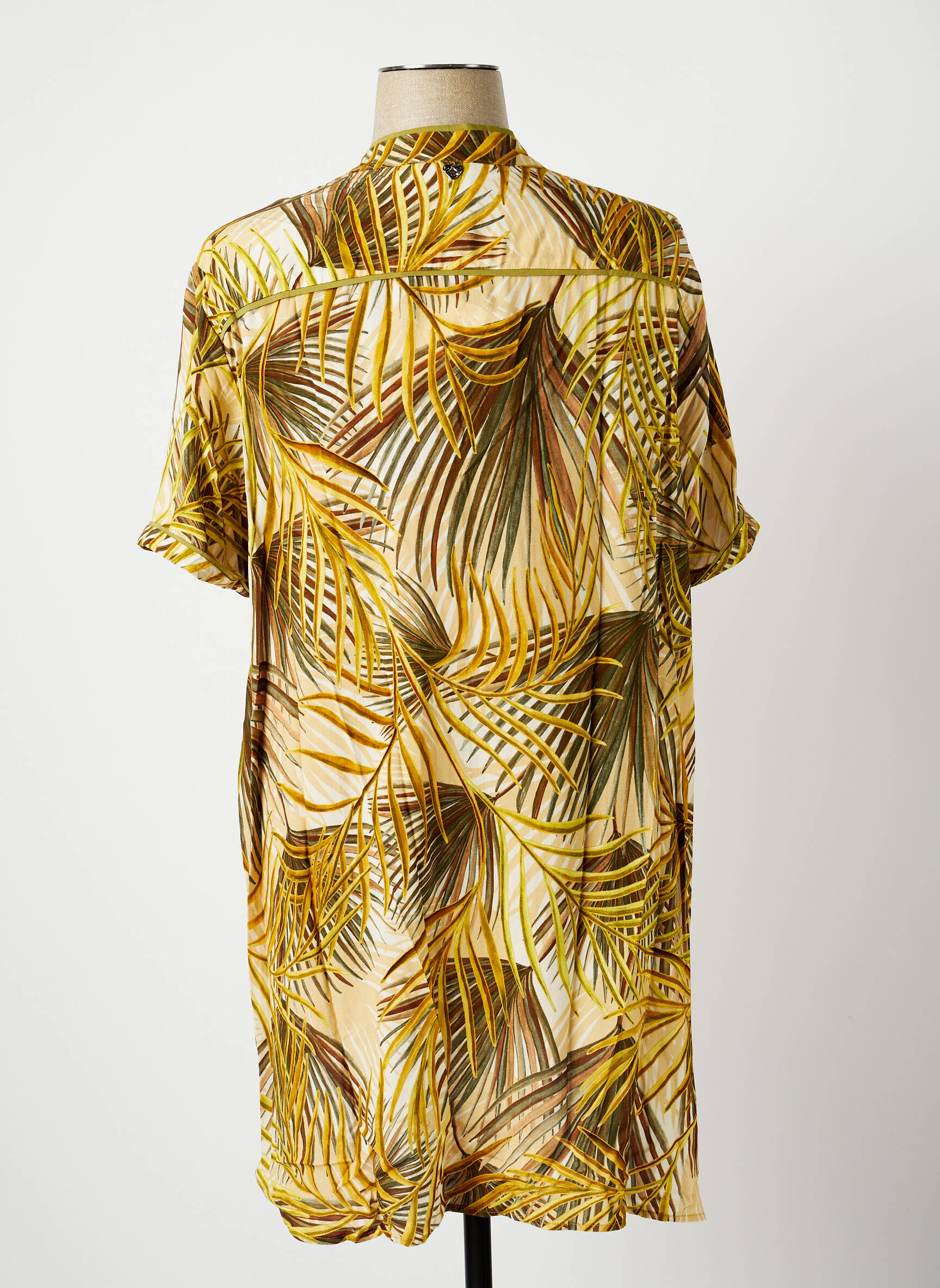 Mat Tuniquemanchecourte Femme couleur jaune