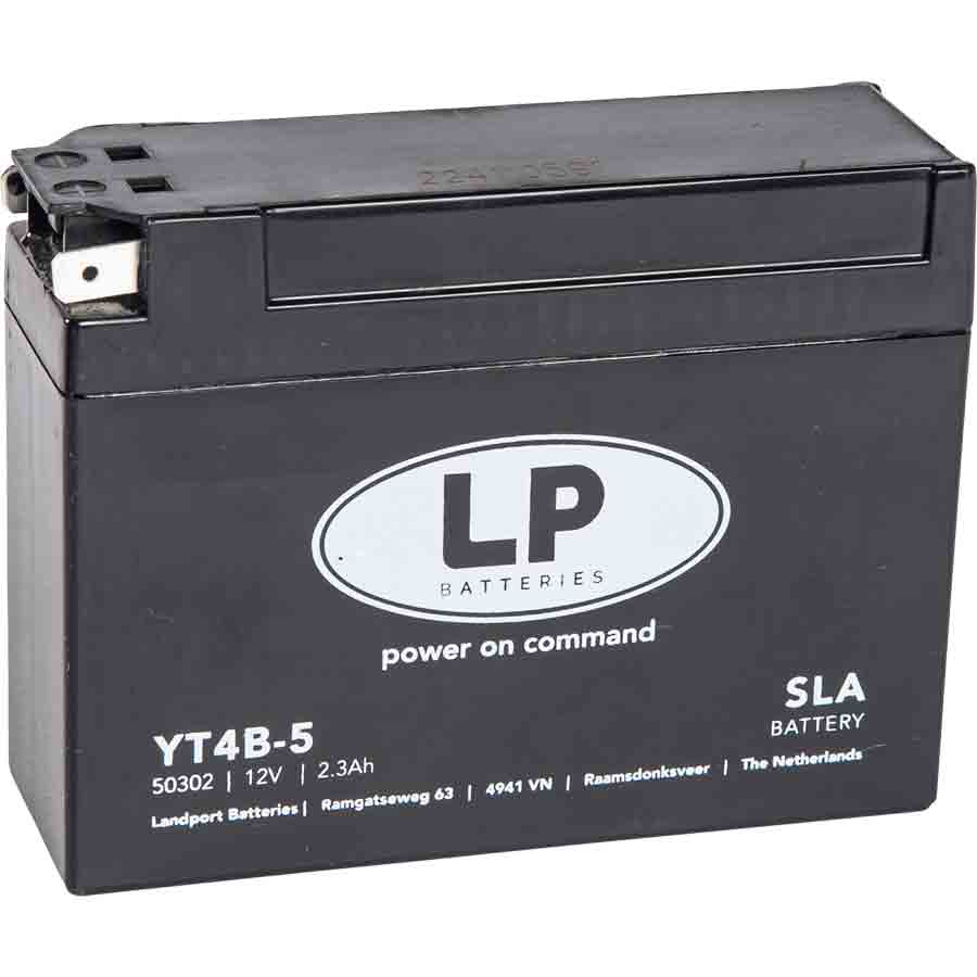 Landport YT4B-5 SLA Motorrad Batterie, 12 V 2,5 AH - ATU
