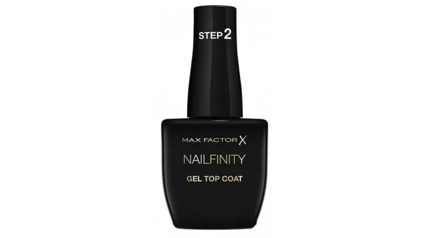 MAX FACTOR Nailfinity Top Coat Black 100