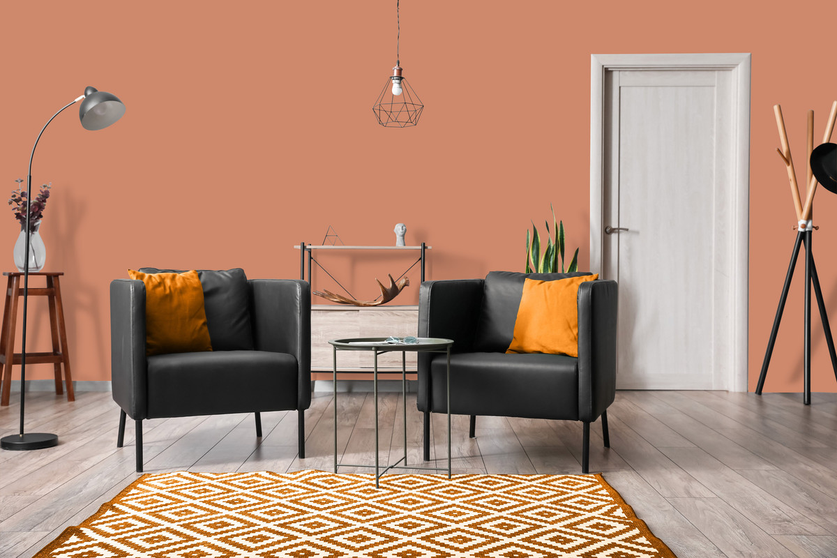 AS Creation A.S. Création - Wandfarbe Orange 