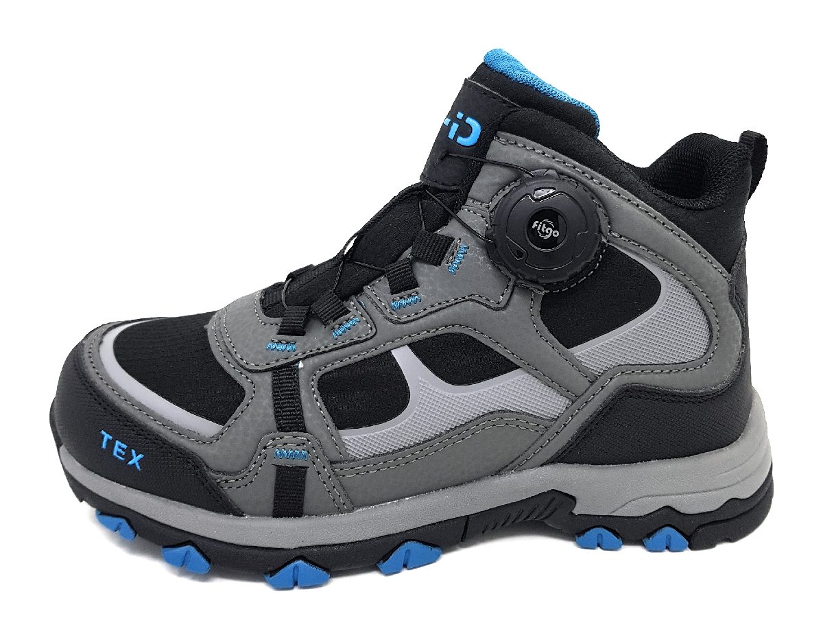 Lurchi Lascho-Tex YK-ID 33-26634-45 Grau 45 Charcoal Black