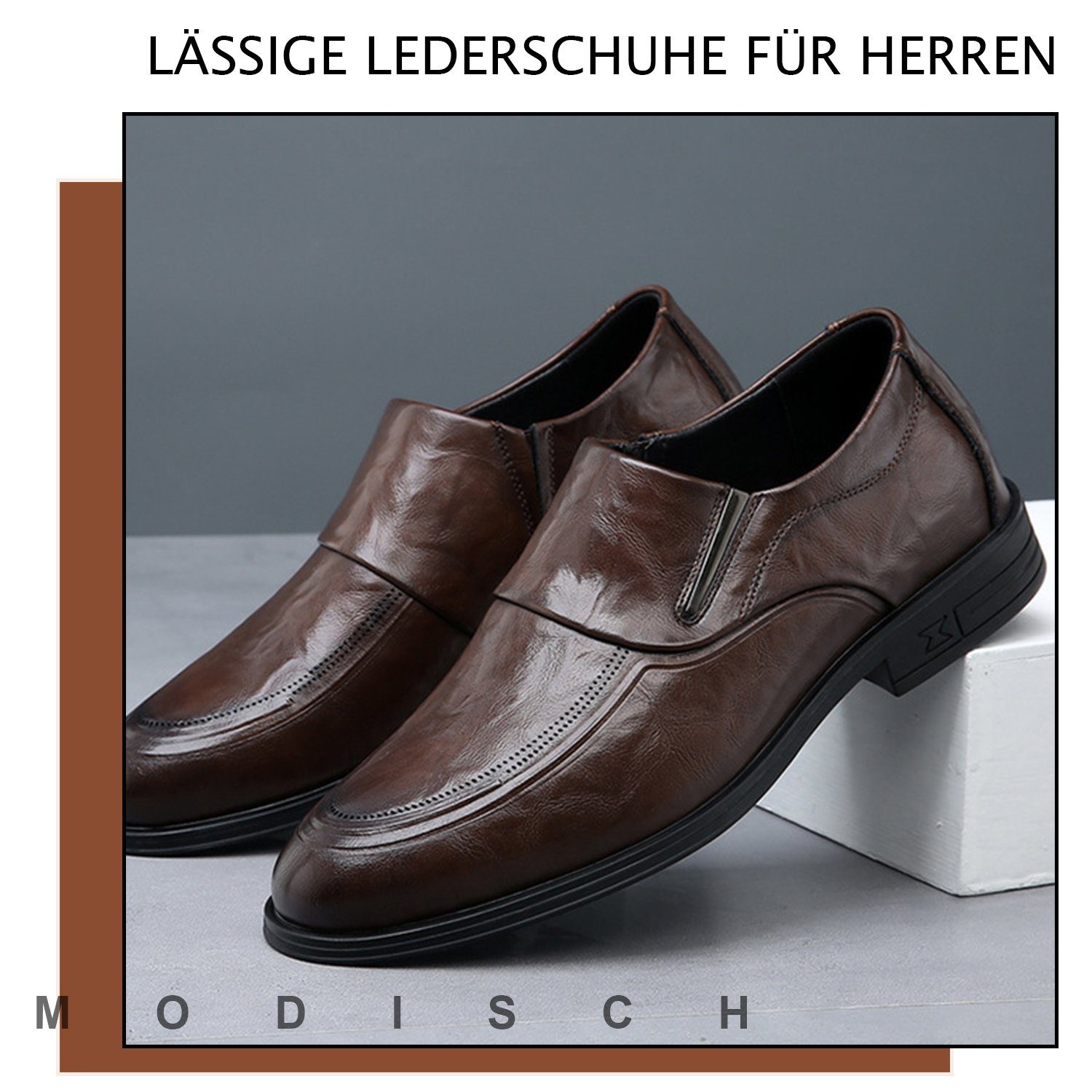 Daisred Herren Business Schuhe CasualSchuhe Slipper