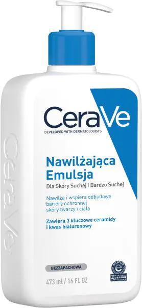 CeraVe drėkinamoji emulsija normaliai, sausai ir labai sausai odai, 473 ml