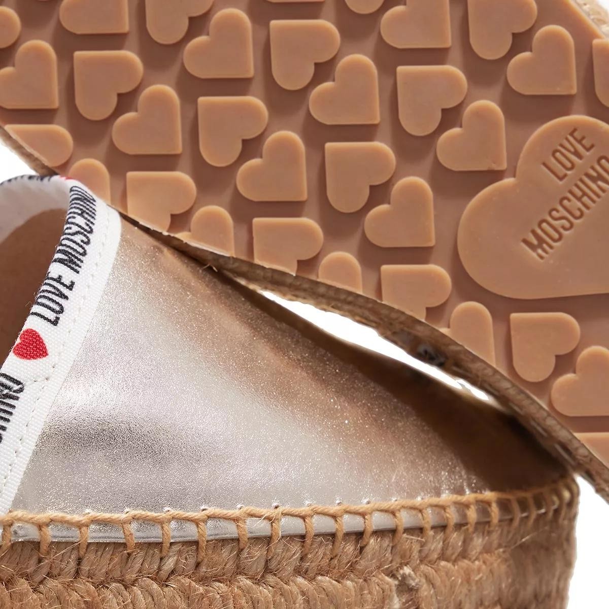 MOSCHINO Komfort Slipper silber