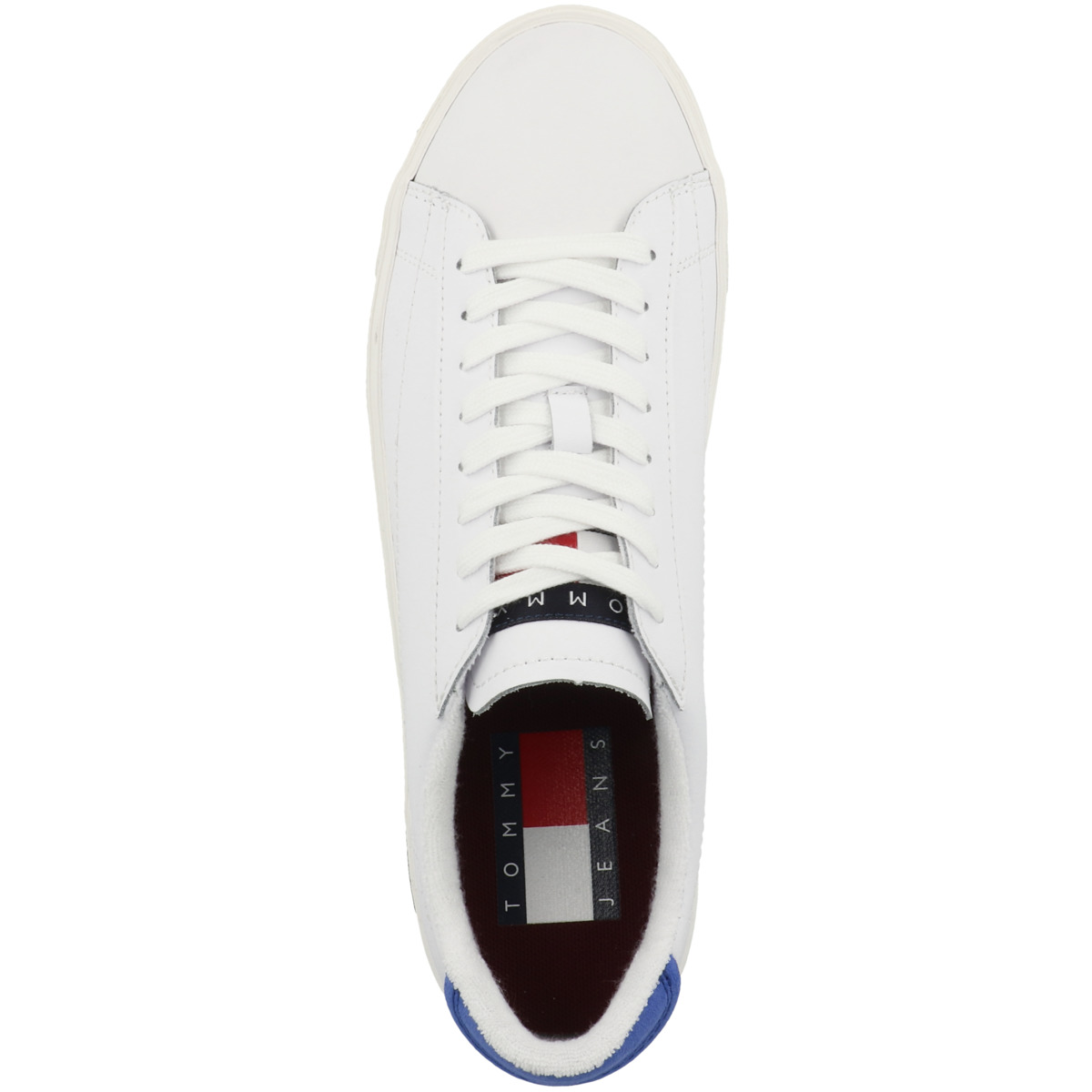 Tommy Hilfiger Tommy Jeans Leather Vulcanized Sneaker low weiss