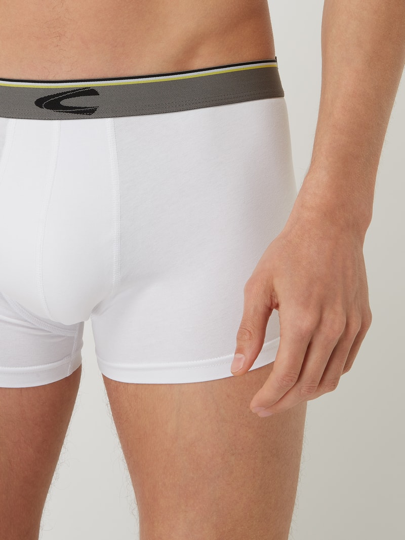Trunks mit Stretch-Anteil im 2er-Pack in weiß