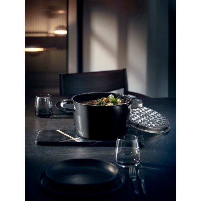Fusiontec Aromatic Kochtopf, 24 cm, Black