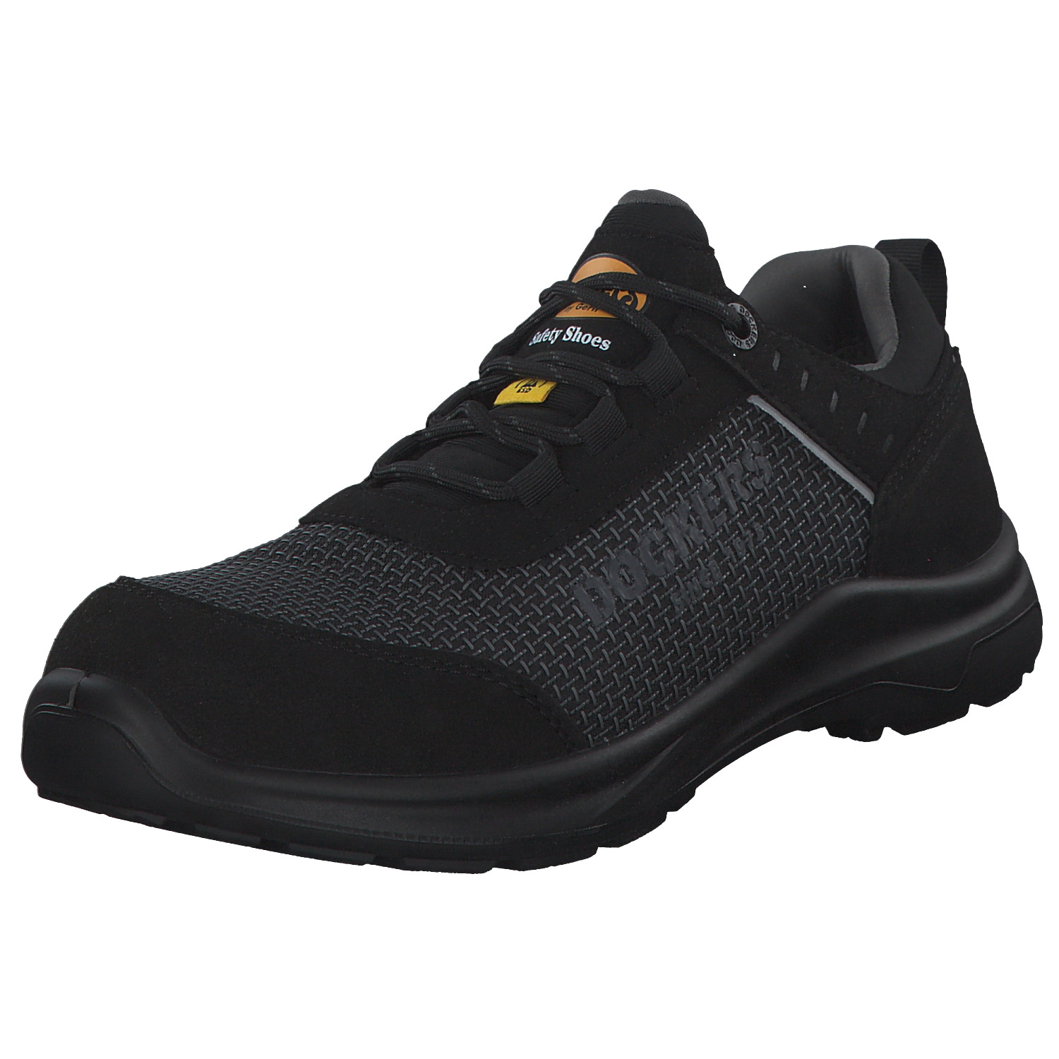 Dockers D0016, Sportliche Halbschuhe, Herren, Schwarz