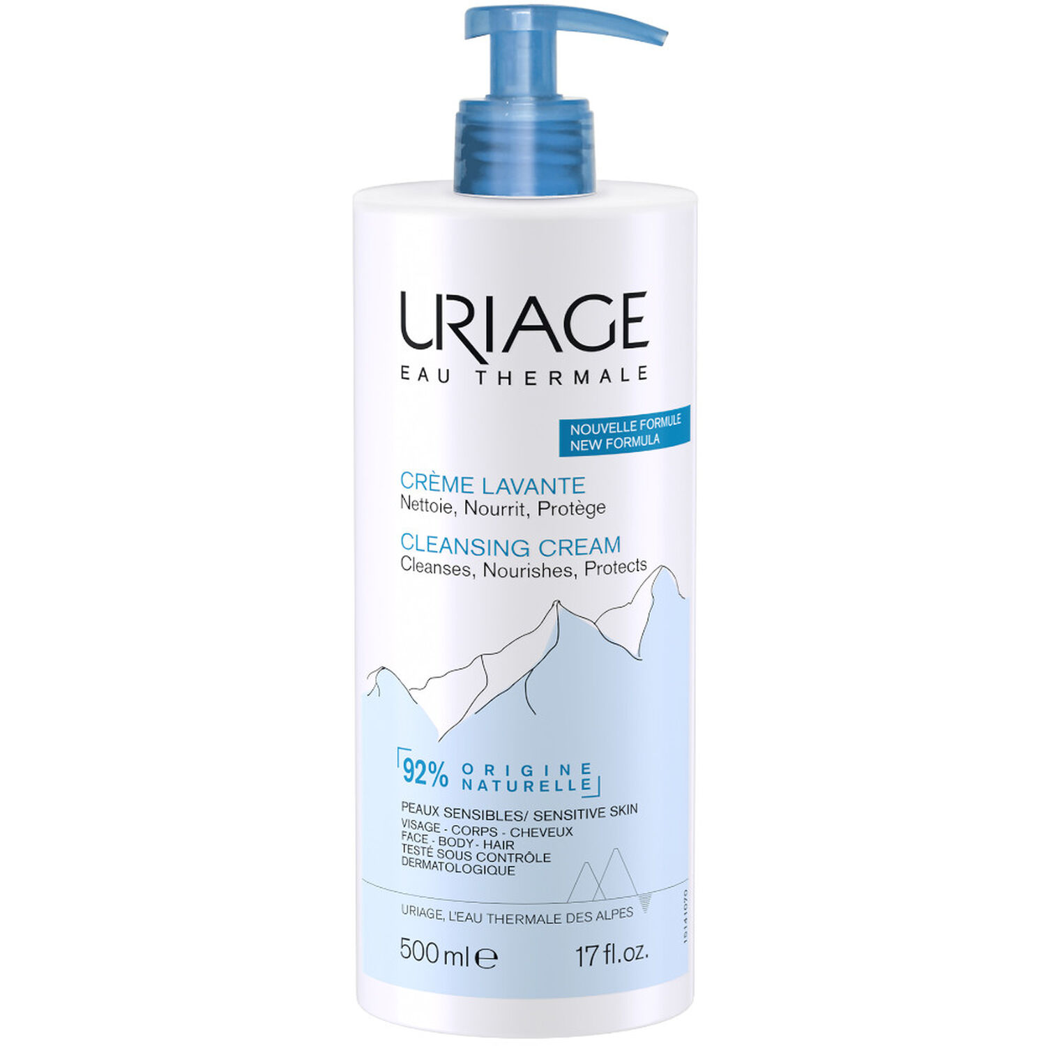 Uriage Crème Lavante Nettoie, Nourrie, Protège
