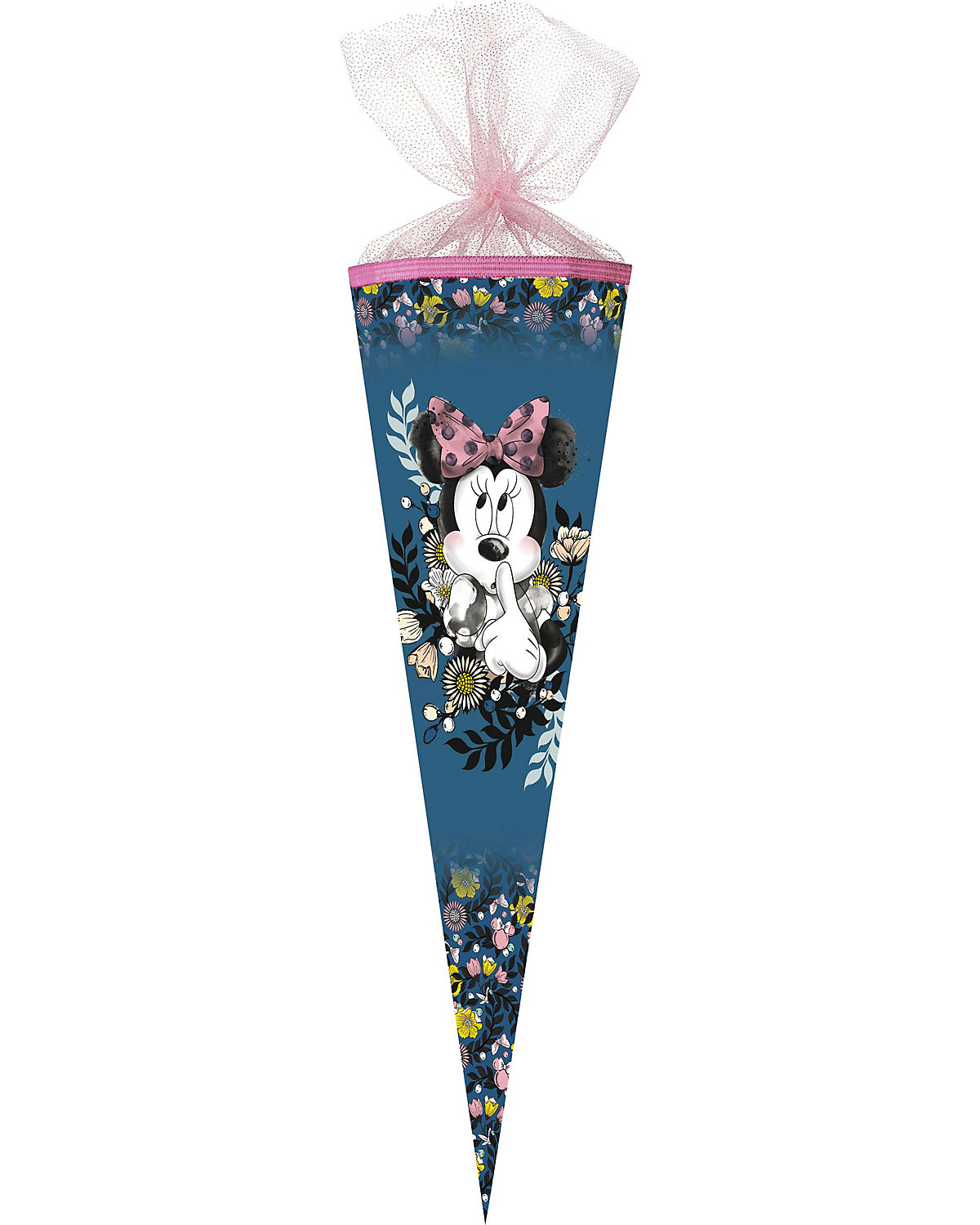 Schultüten-Set Minnie Mouse, 4-tlg., 70 cm, mit Glitzer