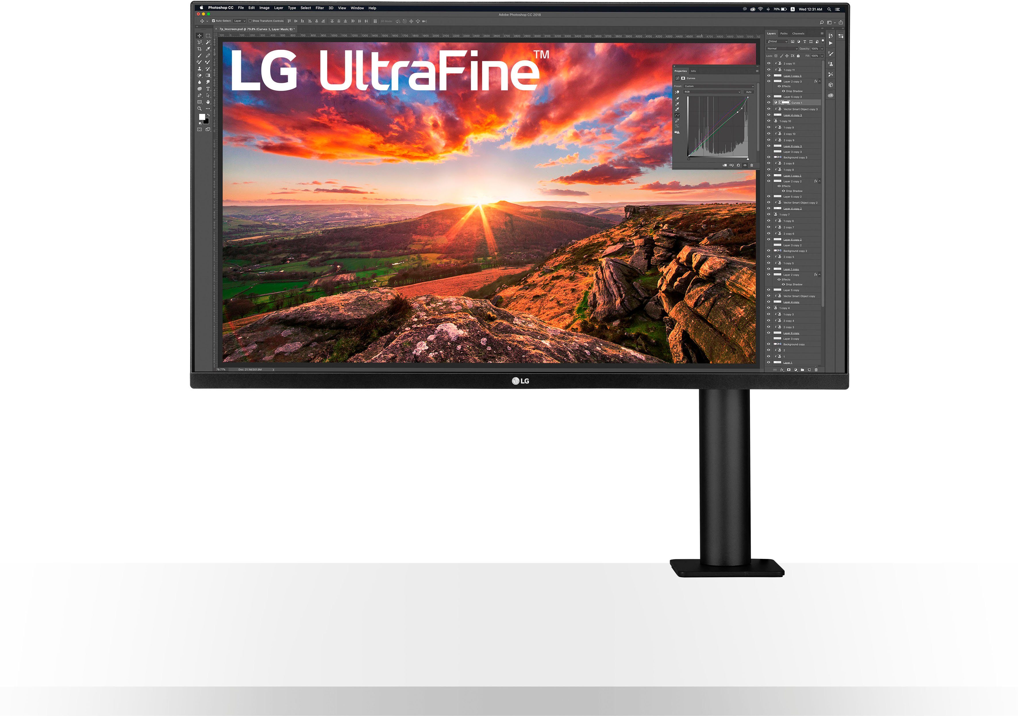 LG UltraFine 32UN880P LCD-Monitor (80 cm/31 