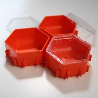 Honeycombs Ressourcenschalen inkl. Deckel (Orange) (3)