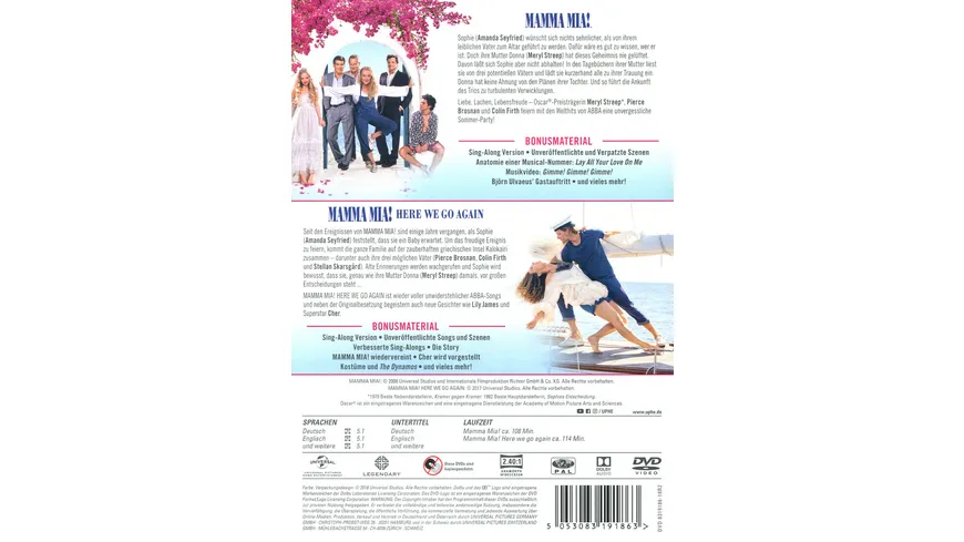 Mamma Mia! - 2-Movie Collection  [2 DVDs]