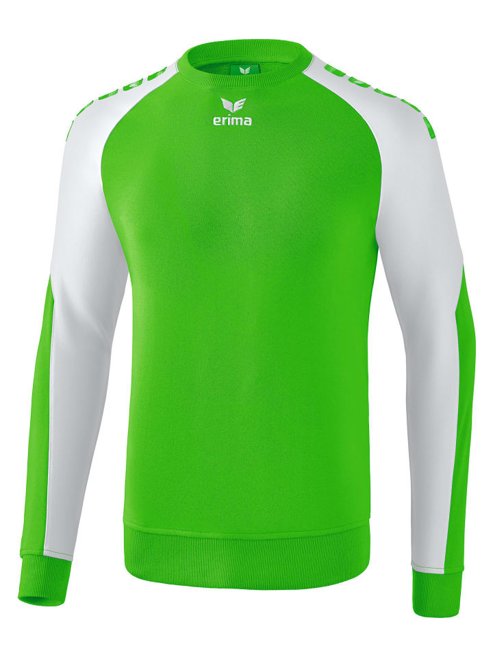 erima Essential 5-C Sweatshirt in green/weiss günstig kaufen