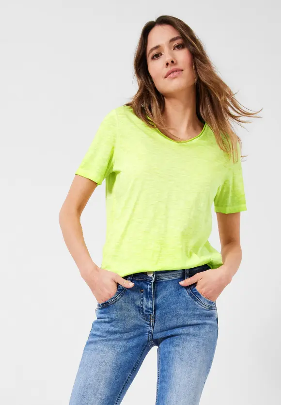 CECIL T-Shirt in Unifarbe