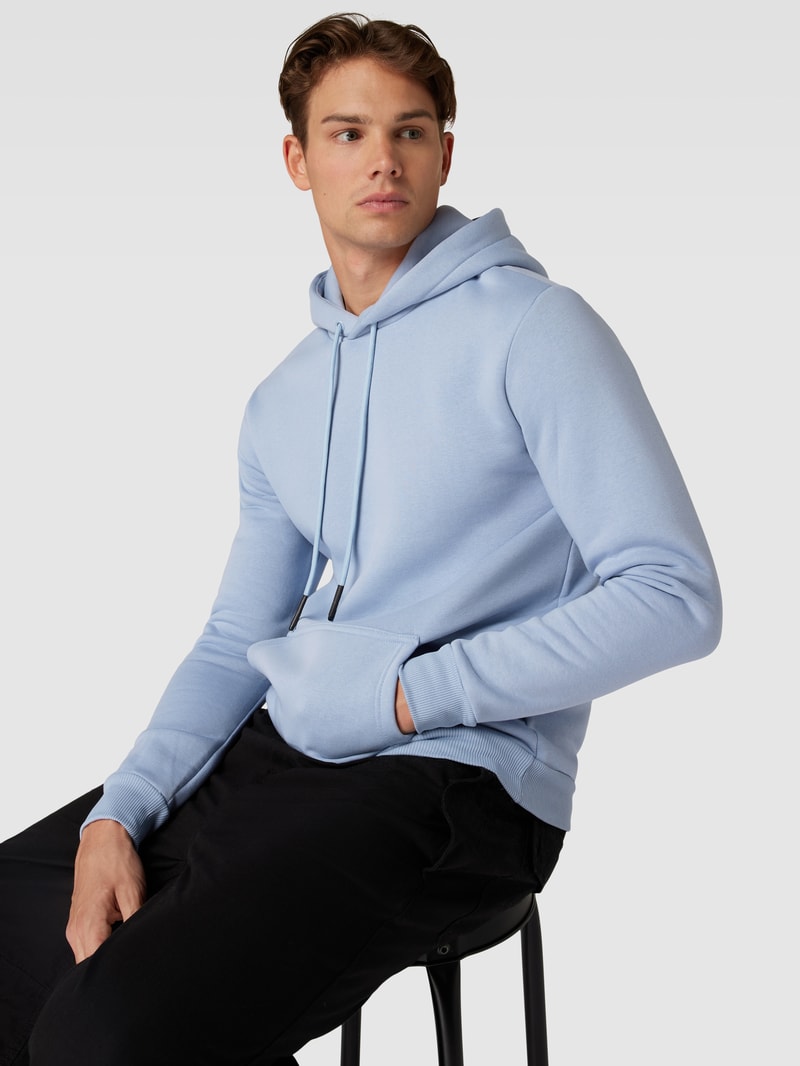 Hoodie mit Känguru-Tasche Modell 'CERES' in bleu