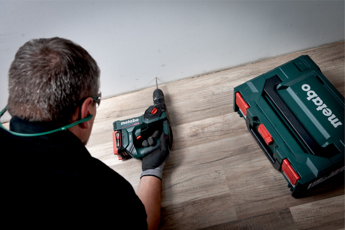 Metabo BH 12 BL 16 Accu kombinuotas perforatorius SDS-Plus 12V 4,0Ah Li-ion akumuliatorius, metaBOX 600207800