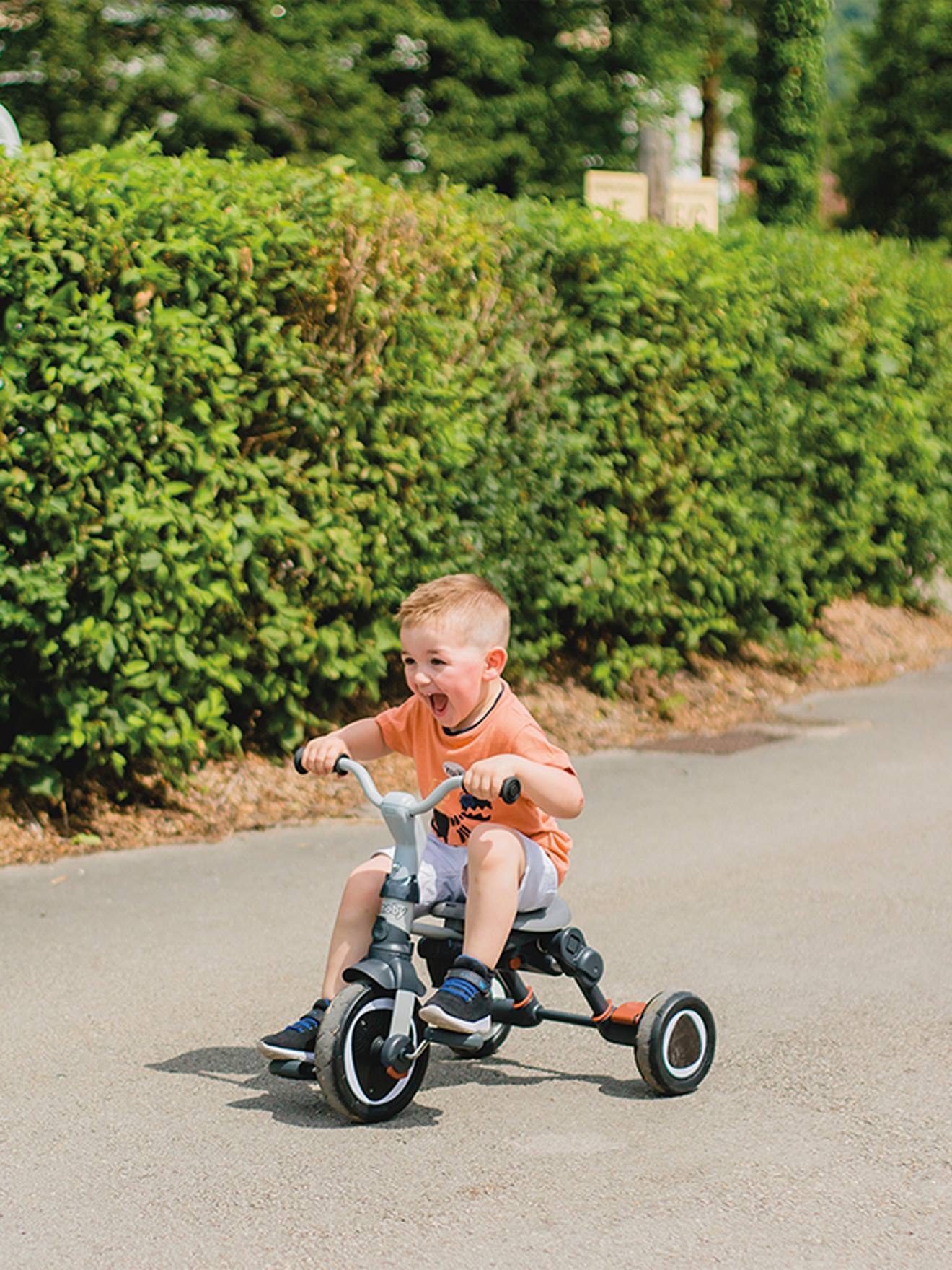 Smoby Faltbares Dreirad ROBIN TRIKE SMOBY - grau/schwarz