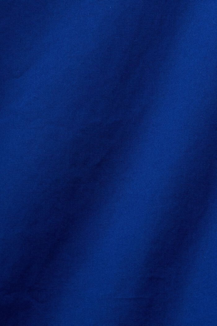 Hemdblusenkleid in Mini-Länge, 100 % Baumwolle