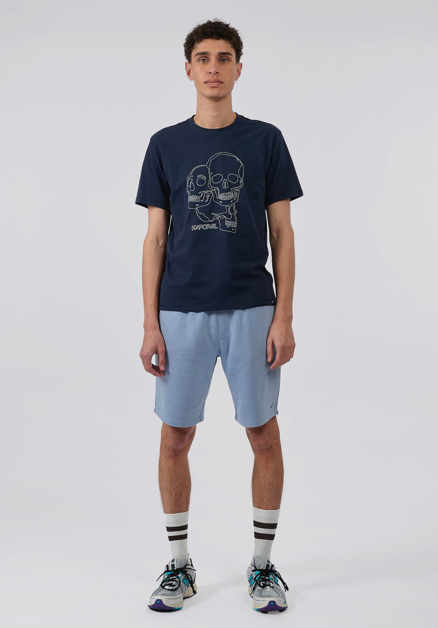 BILO   Short jogging bleu homme