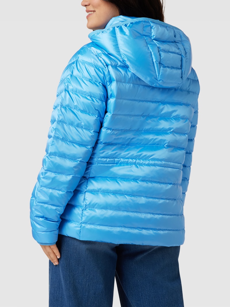 PLUS SIZE Daunenjacke in Stepp-Optik in türkis