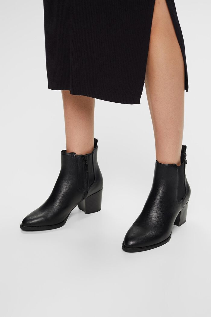 Boots aus veganem Leder