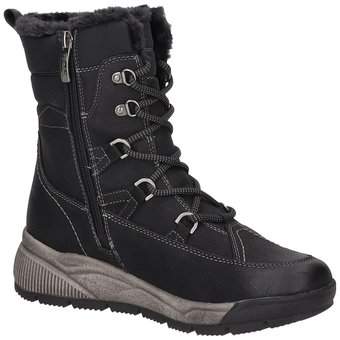 Relife Schnürstiefelette in schwarz