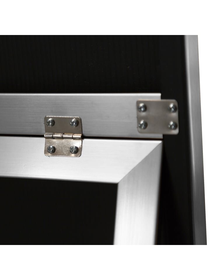en.casa Standspiegel Barletta in Silber (H)150.6cm (B)35.6cm (T)2.7cm günstig kaufen onesize