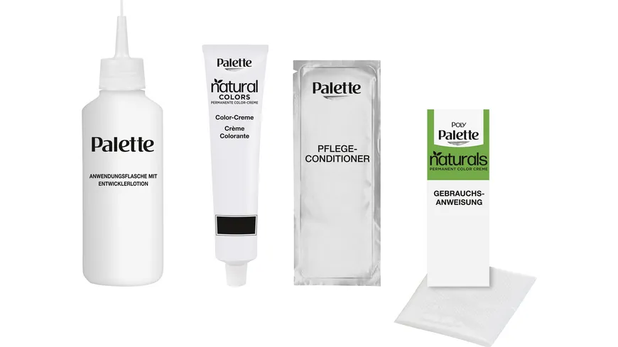 PALETTE NATURALS Permanente Haarfarbe 7-0 - mittelblond