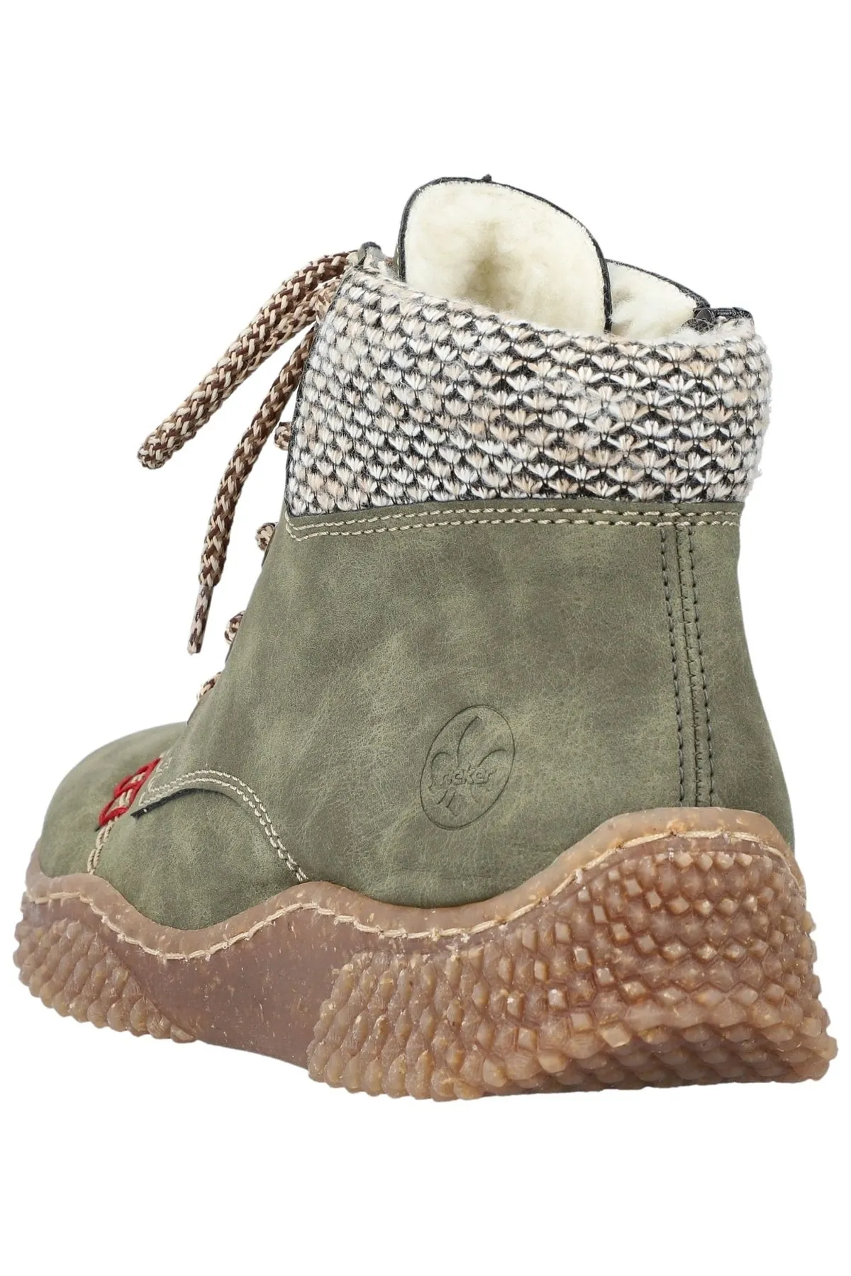 Rieker  Stiefelette - Grün - Flacher Absatz