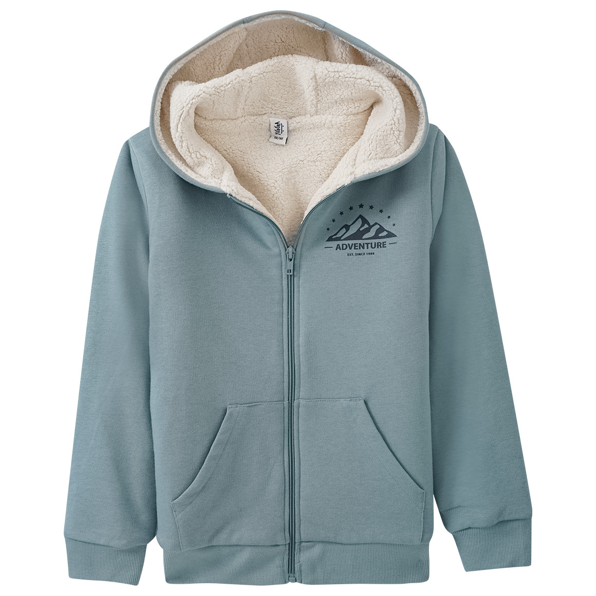 Kinder Sweatjacke mit Teddyplüsch