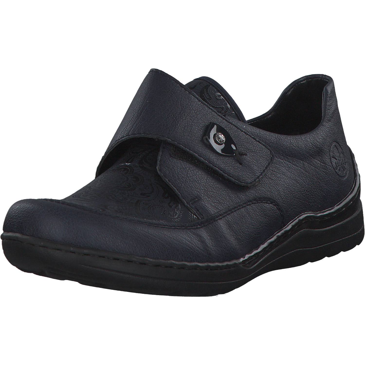 Rieker 48951, Klassische Halbschuhe, Damen, ozean/navy/marine