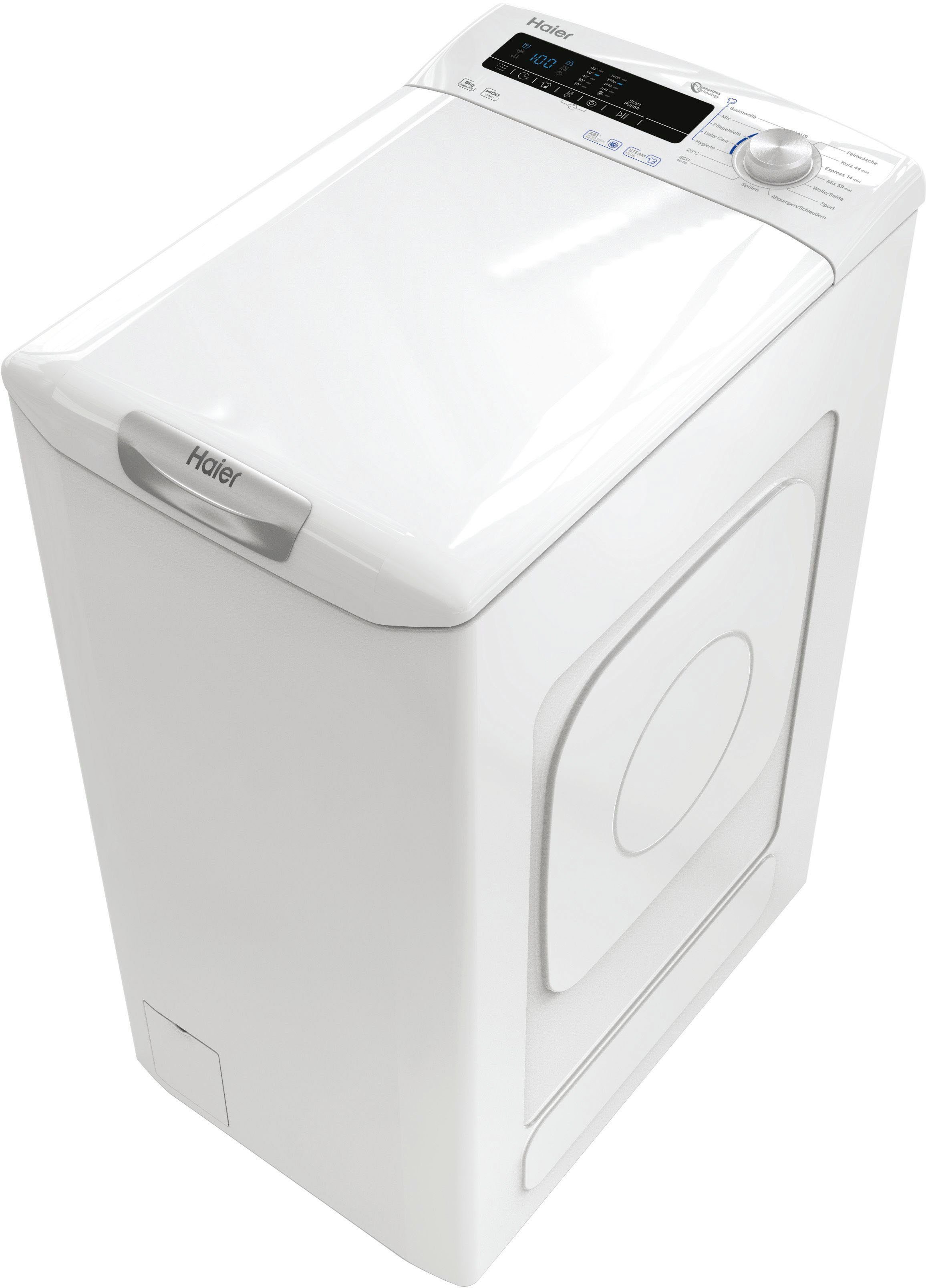 Haier Waschmaschine Toplader RTXSGQ48TCE/1-84, 8 kg, 1400 U/min