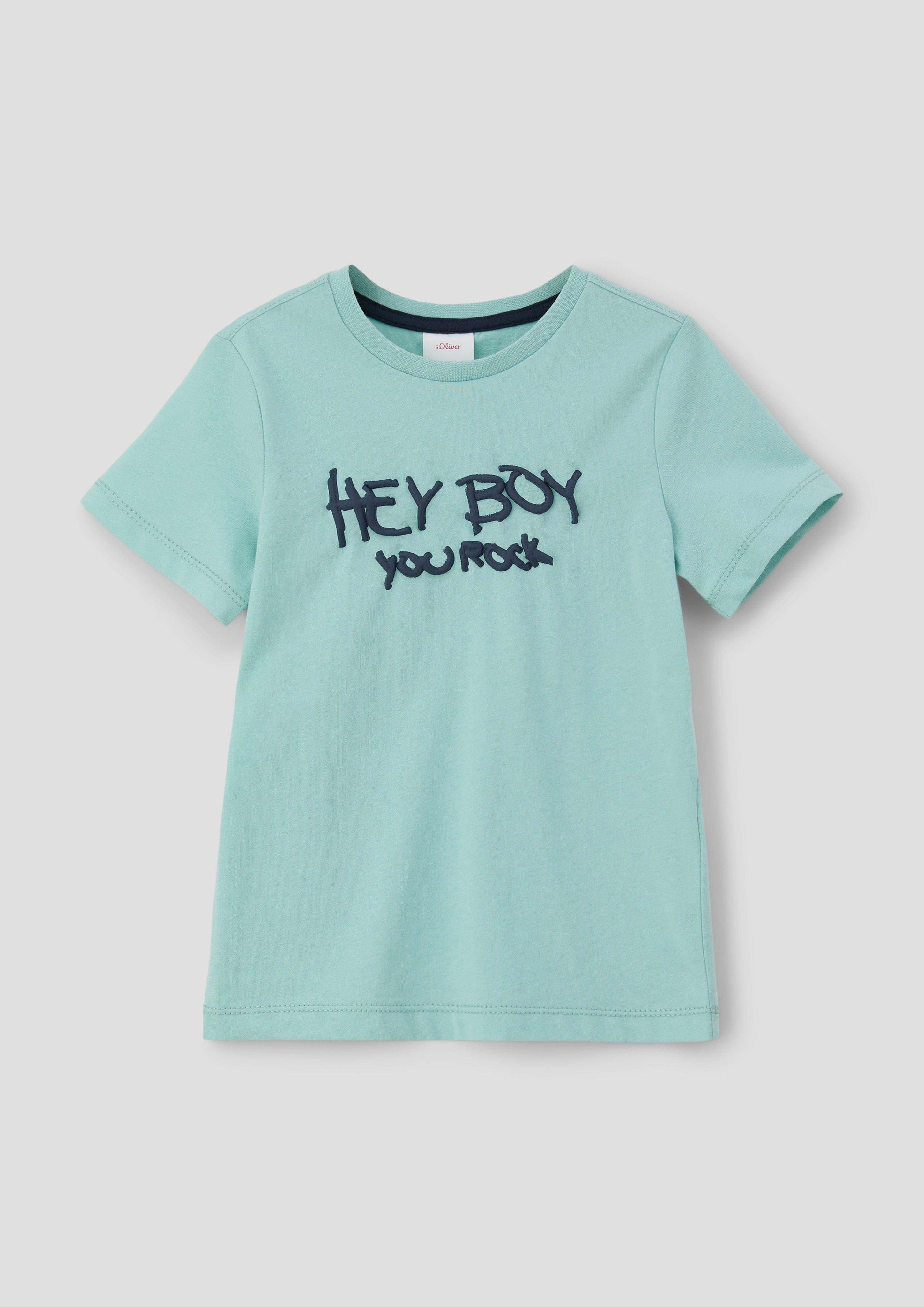 T-Shirt mit Relief-Print  2140407-6068