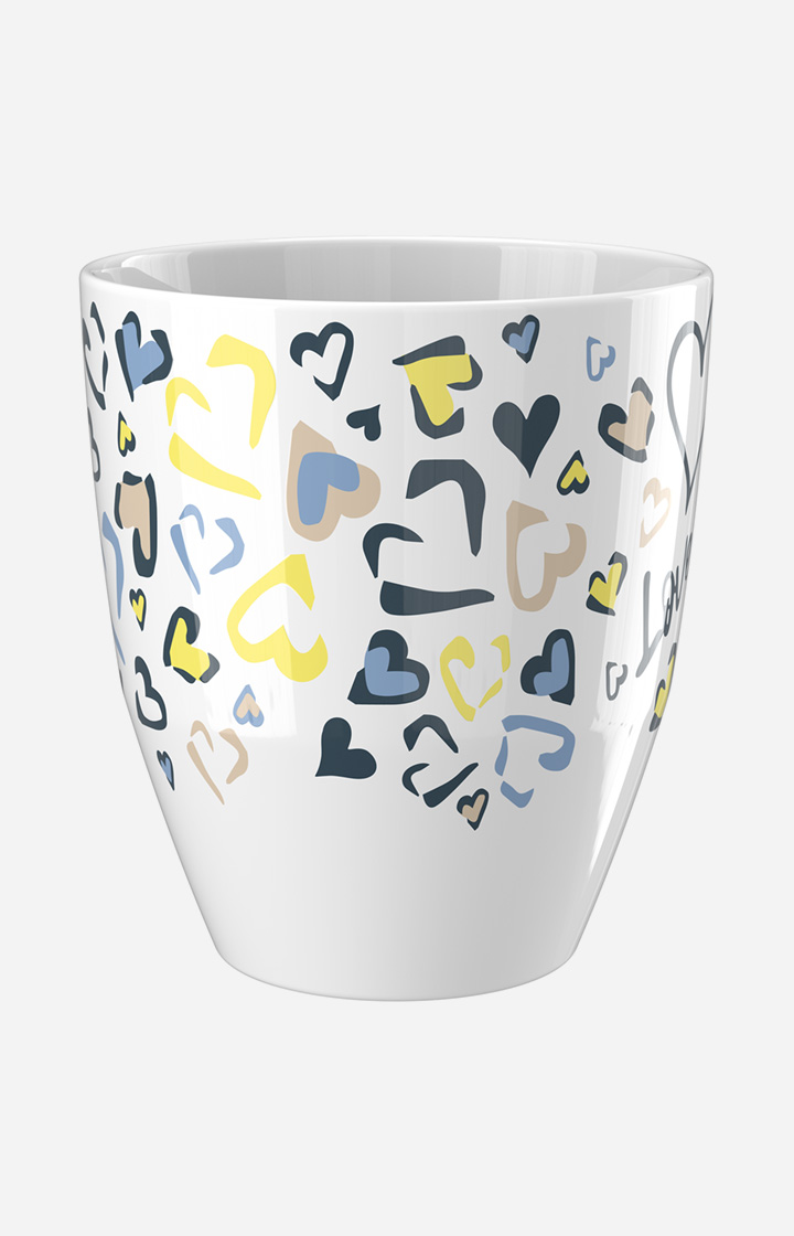JOOP! DINING GLAMOUR VALENTINES 2022 COLLECTOR’S MUG in Weiß-Multicolour - im JOOP!