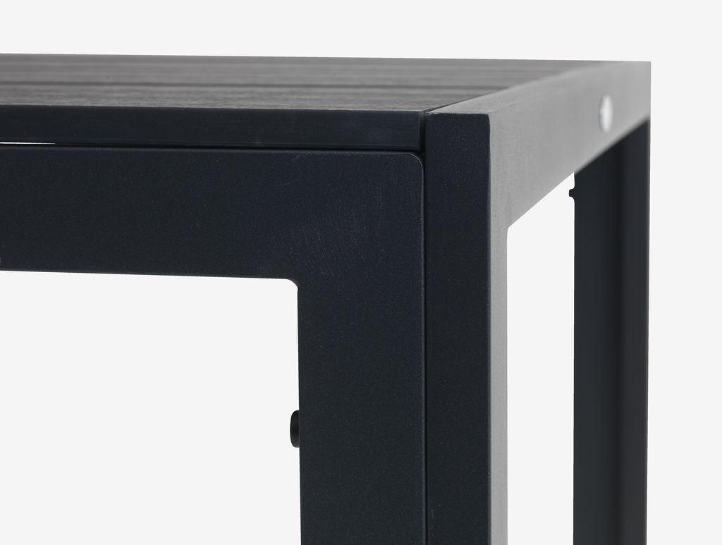 MADERUP Stół ogrodowy MADERUP W90xL150 czarny