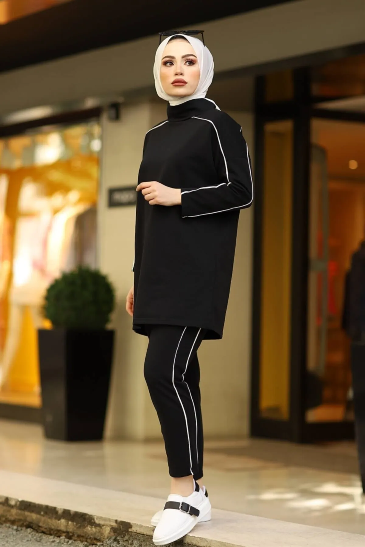 benguen  Zweiteiler - Schwarz - Regular Fit
