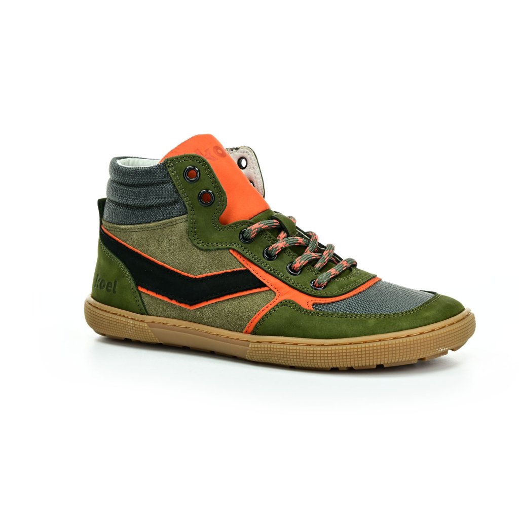 Koel4kids Danish Nappa Khaki Barfußstiefeletten