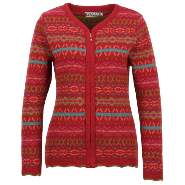 Flomax - Women's Jacke Reißverschluss Tami - Wolljacke