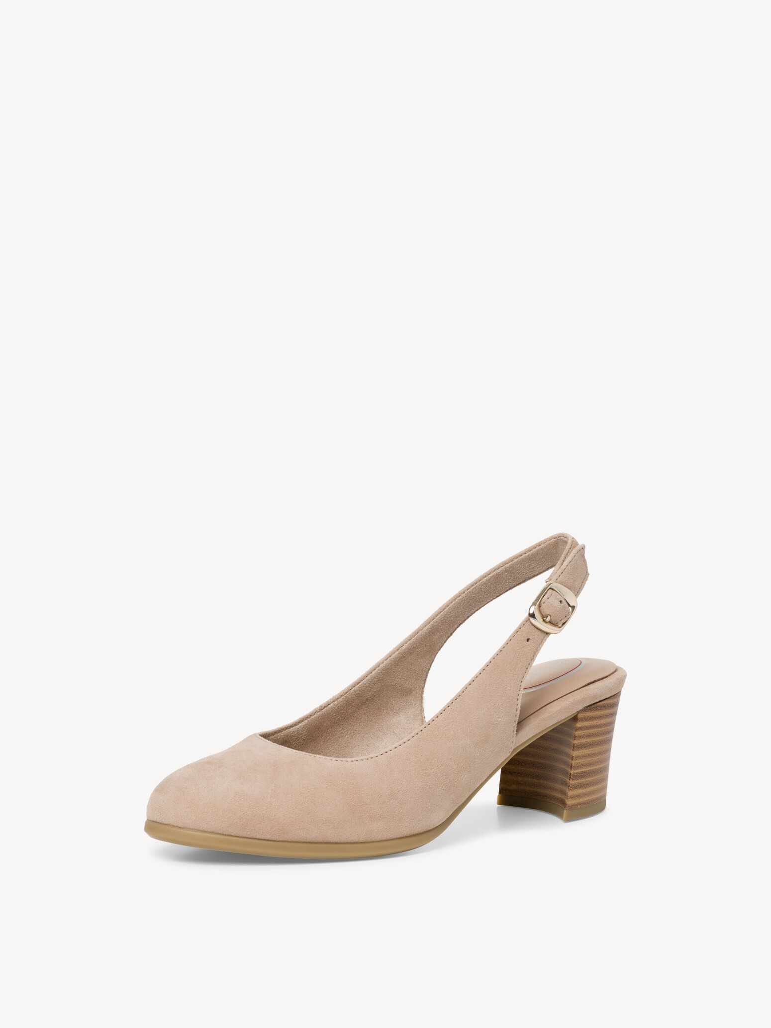 Escarpin en cuir - beige